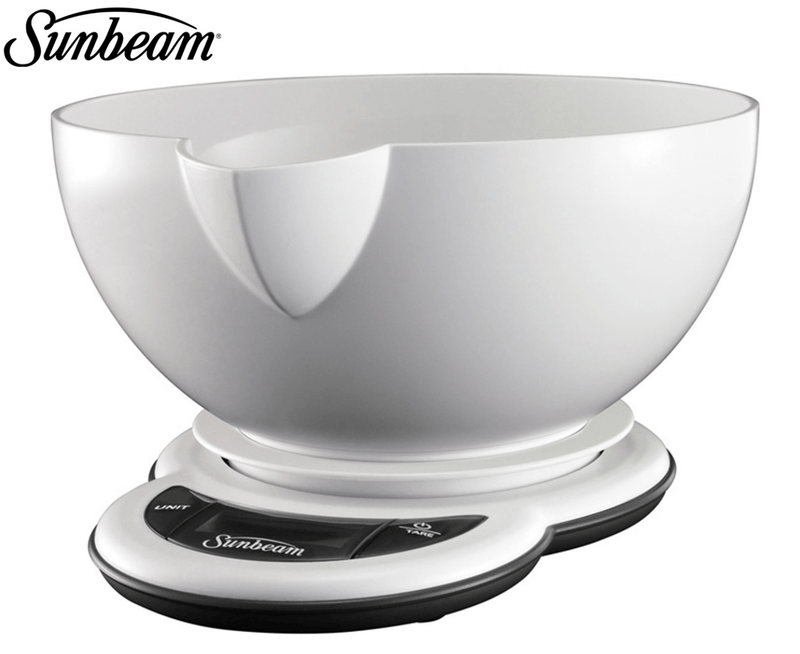Sunbeam EasyMeasure Food Scales - White Payday Deals