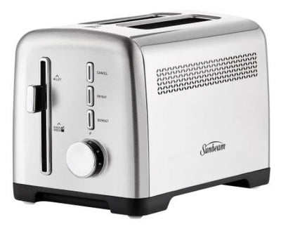 Sunbeam Long Slot 2 Slice Stainless Steel Toaster