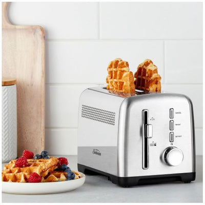 Sunbeam Long Slot 2 Slice Stainless Steel Toaster Payday Deals