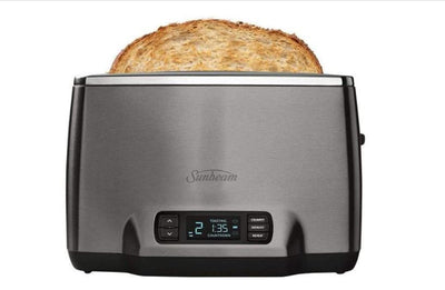 Sunbeam Maestro Dark 2 Slice Toaster - Stainless Steal - Silver Payday Deals