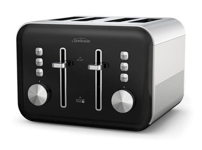 Sunbeam Simply Shine 4 Slice Toaster Black Payday Deals