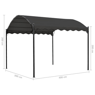 Sunshade Awning 3x4 m Anthracite Payday Deals