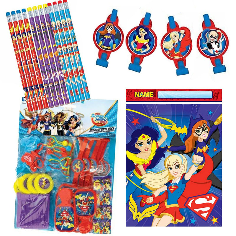Super Hero Girl 8 Guest Loot Bag Party Pack Payday Deals