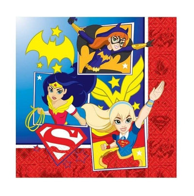 Super Hero Girls 16 Guest Large Birthday Tableware Party Pack Payday Deals