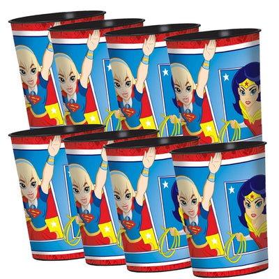 Super Hero Girls 8 Guest Favour Cup Party Pack