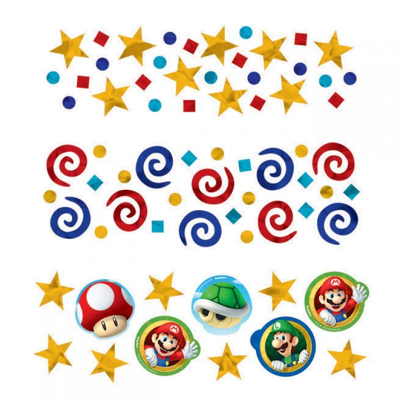 Super Mario Brothers Confetti Value Pack - 34g Payday Deals