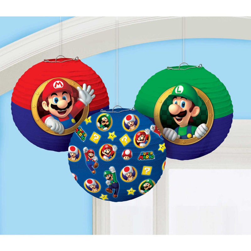 Super Mario Brothers Paper Lanterns 3 Pack Payday Deals