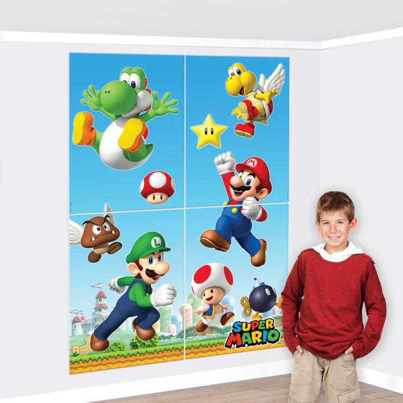 Super Mario Brothers Scene Setter Back Drop Payday Deals