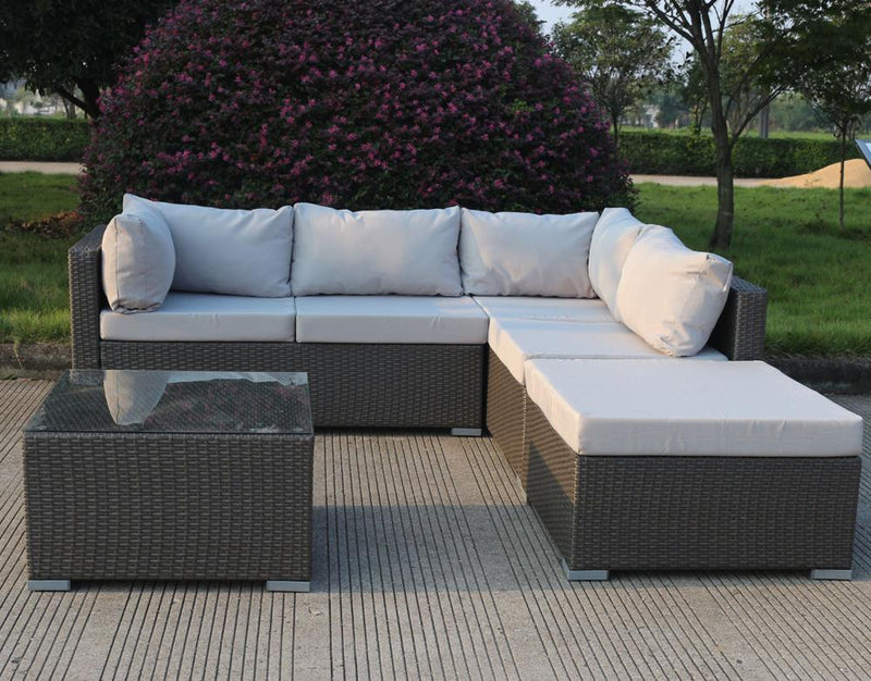 Levanzo Super Modular Sofa With Chaise and Table