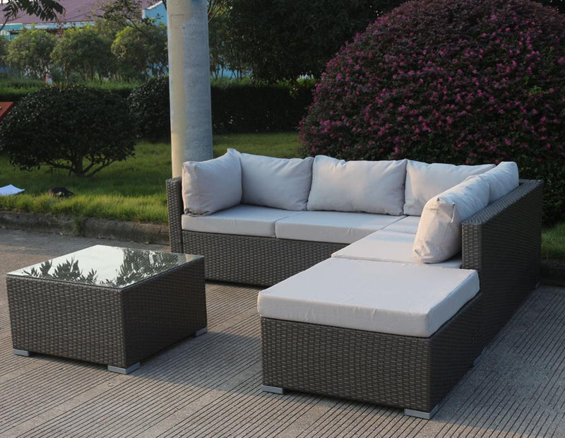 Levanzo Super Modular Sofa With Chaise and Table