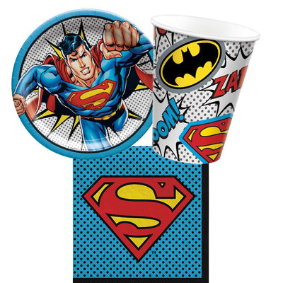 Superman 8 Guest Tableware Party Pack Payday Deals