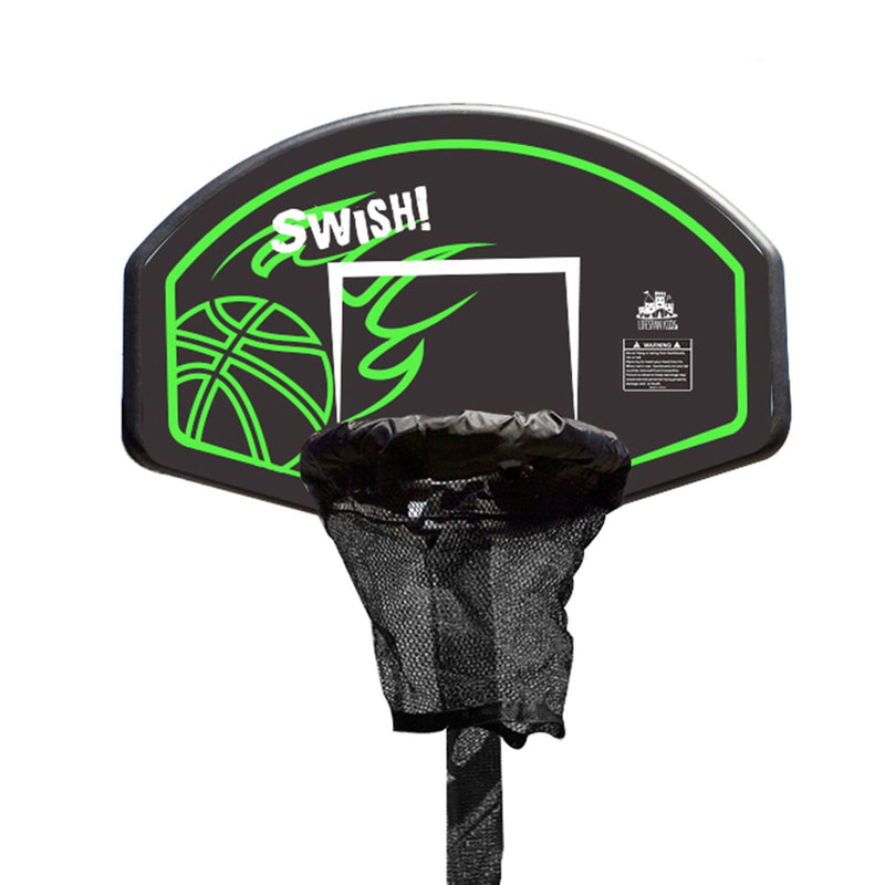 Swish Trampoline Basketball Ring (For Straight Net Pole)