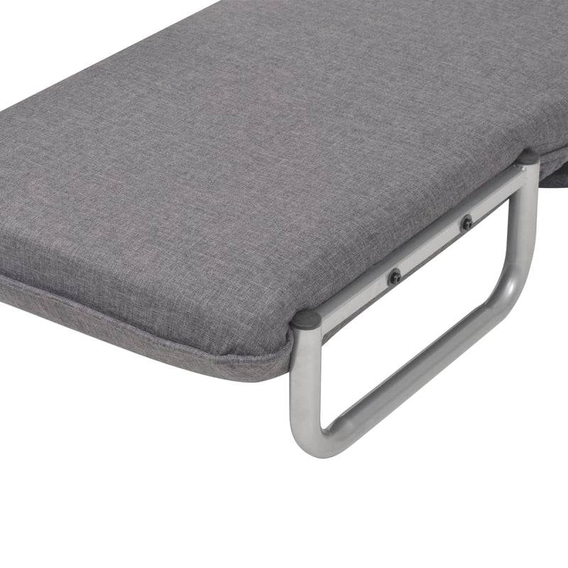 Swivel Chair and Sofa Bed Dark Grey Fabric Payday Deals