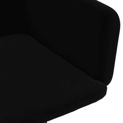 Swivel Dining Chair Black Velvet Payday Deals