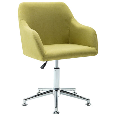 Swivel Dining Chair Green Fabric Payday Deals