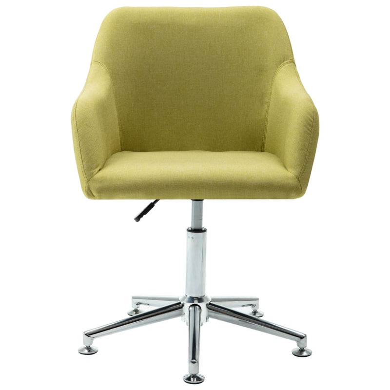 Swivel Dining Chair Green Fabric Payday Deals