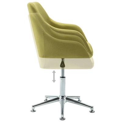 Swivel Dining Chair Green Fabric Payday Deals