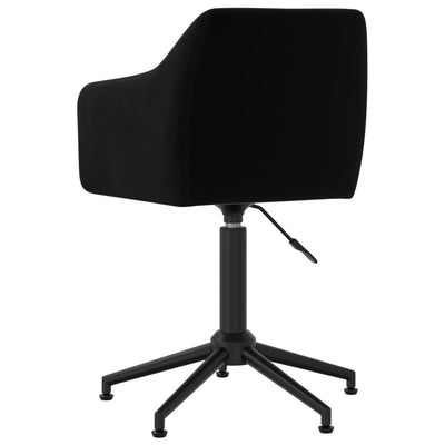 Swivel Office Chair Black Velvet Payday Deals