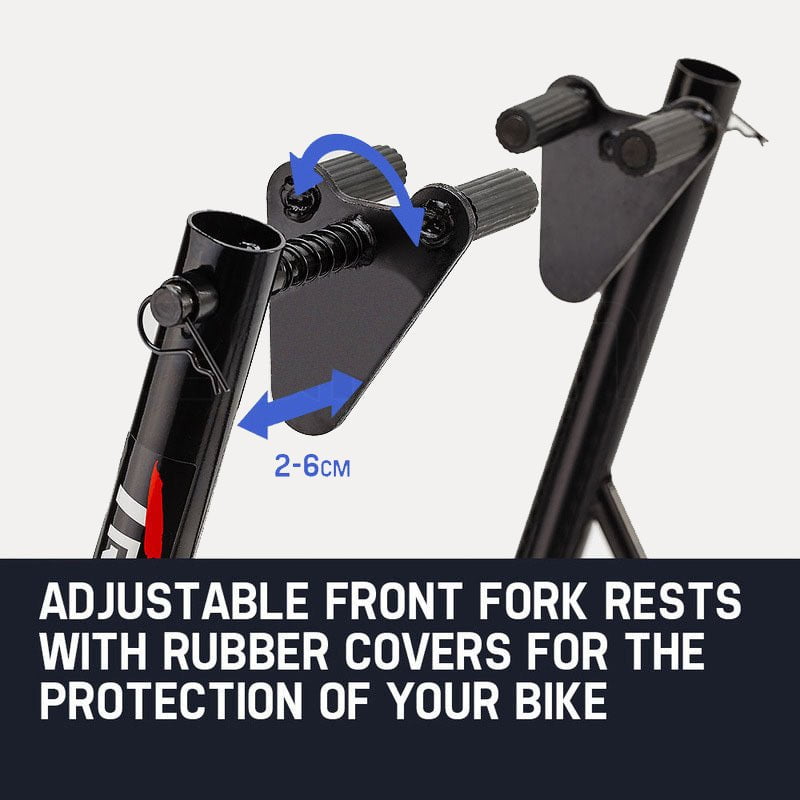 T-REX Motorcycle Front Stand Heavy-Duty Motorbike Lift Paddock Carrier Bike Fork Payday Deals