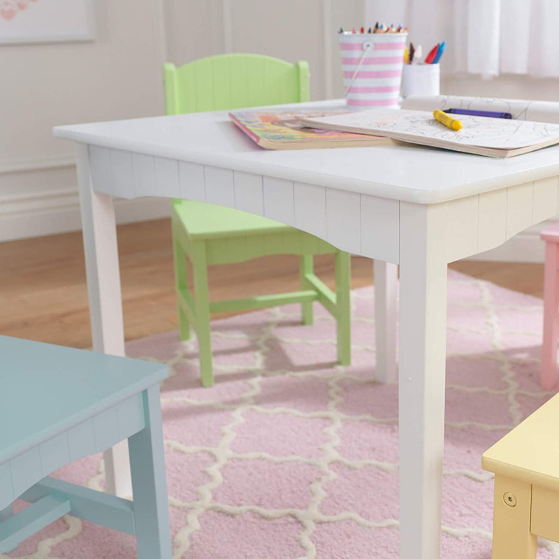 Table & 4 Pastel Chairs set for kids Payday Deals