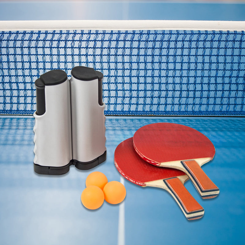 Table Tennis Game Indoor Portable Travel Ping Pong Ball Set Extendable Payday Deals