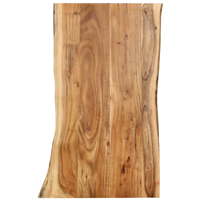 Table Top Solid Acacia Wood 100x(50-60)x2.5 cm Payday Deals