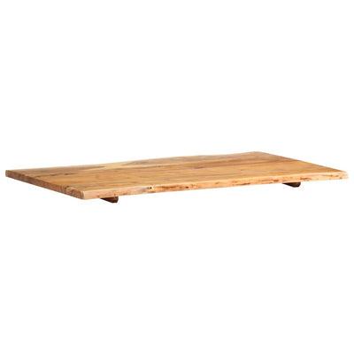 Table Top Solid Acacia Wood 100x(50-60)x2.5 cm Payday Deals