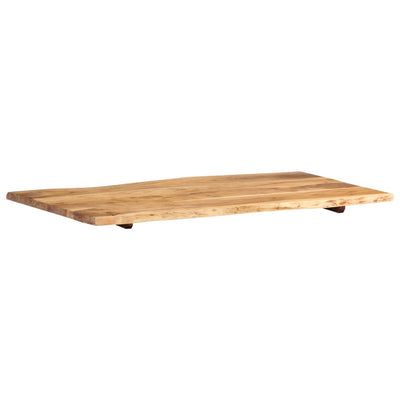 Table Top Solid Acacia Wood 100x(50-60)x2.5 cm Payday Deals