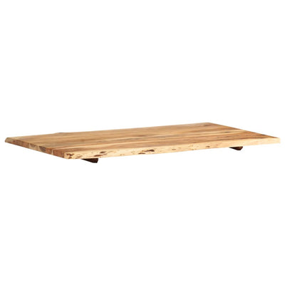 Table Top Solid Acacia Wood 100x(50-60)x2.5 cm Payday Deals