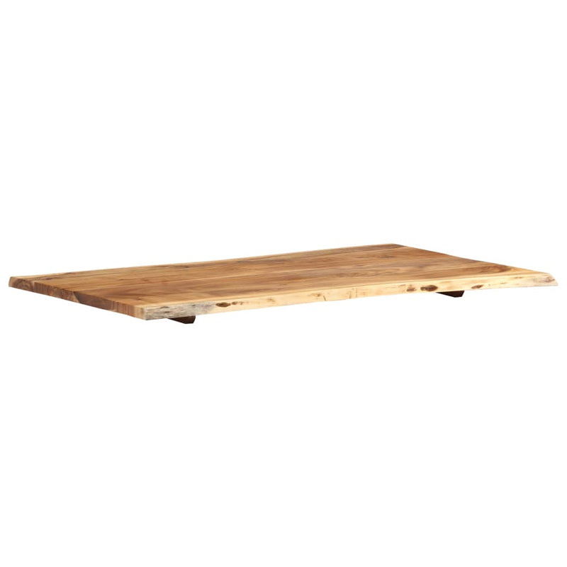 Table Top Solid Acacia Wood 100x(50-60)x2.5 cm Payday Deals