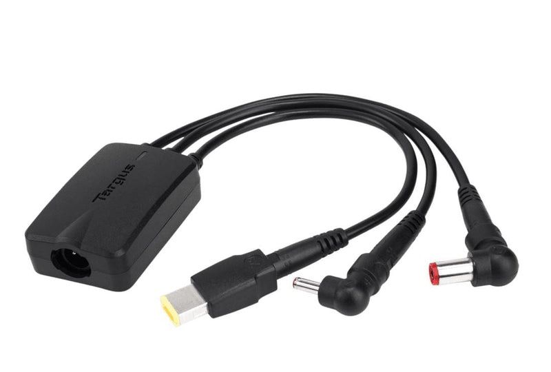 Targus 3-Way Active DC Charging Cable - Accommodates up to 3 different Power Tips/SecureFix clips for Semi-Permanent Bonding to the DC cable Payday Deals