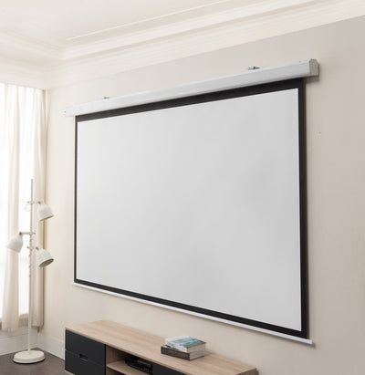 Tauris 110" Motorised Frame Projector Screen Theatre Projection Wall Mountable 16:9 Payday Deals