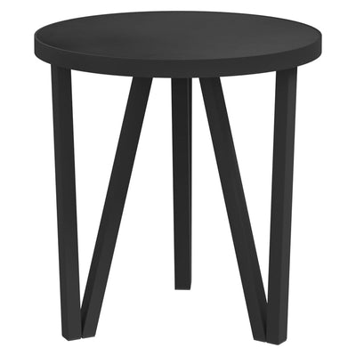 Tea Table Black Ø35 cm MDF Payday Deals