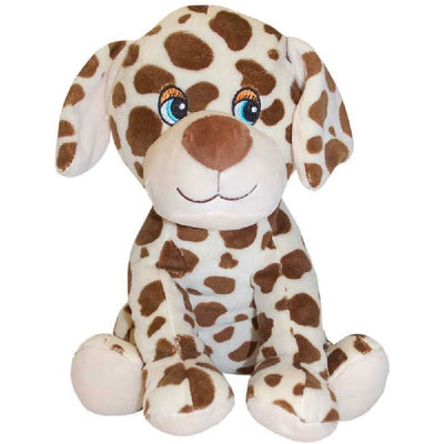 Teddy And Friends Spotted Dog Brown Stuffed Toy 25cm