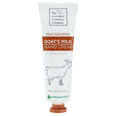 The Australian Cosmetics Company Goats Milk Hand Cream Macadamia 30ml