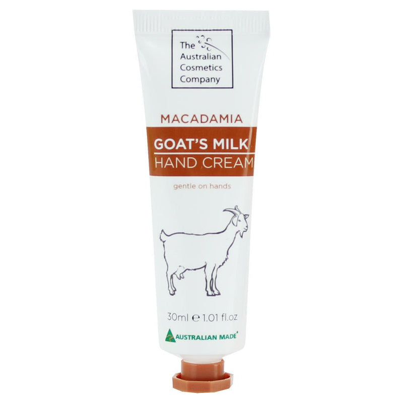 The Australian Cosmetics Company Goats Milk Hand Cream Macadamia 30ml Payday Deals