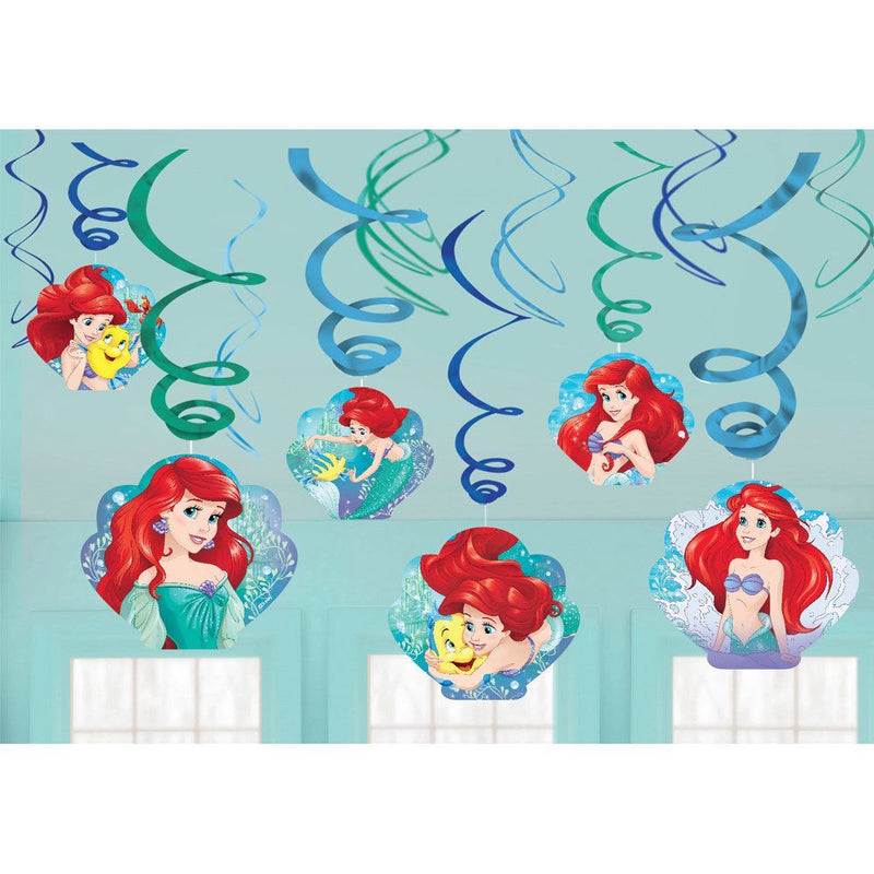 The Little Mermaid Hanging Swirl Decorations Payday Deals