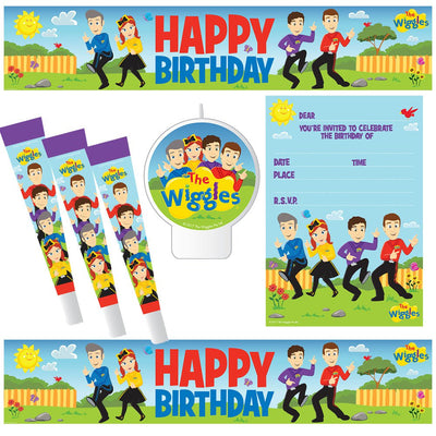 The Wiggles 8 Guest Happy Birthday Party Pack