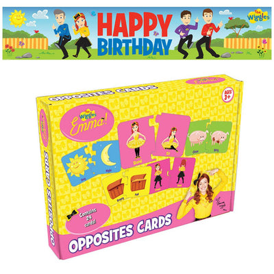 The Wiggles Emma Opposites Cards Happy Birthday Party Pack