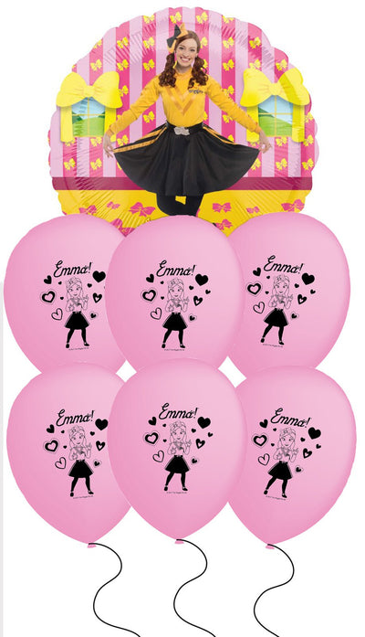 The Wiggles Party Supplies Emma Balloon Bouquet