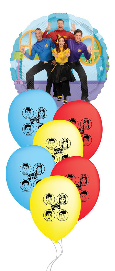 The Wiggles Party Supplies Group Balloon Bouquet