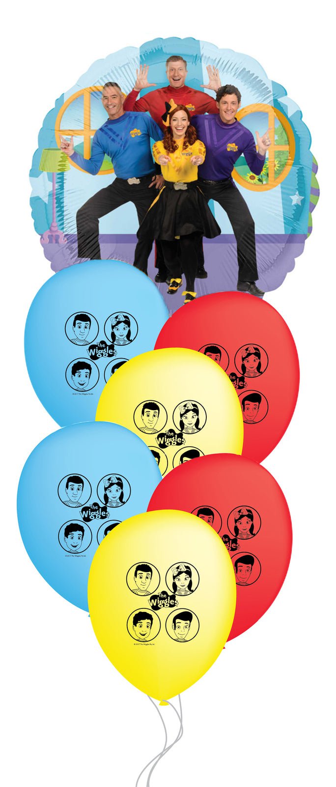 The Wiggles Party Supplies Group Balloon Bouquet Payday Deals