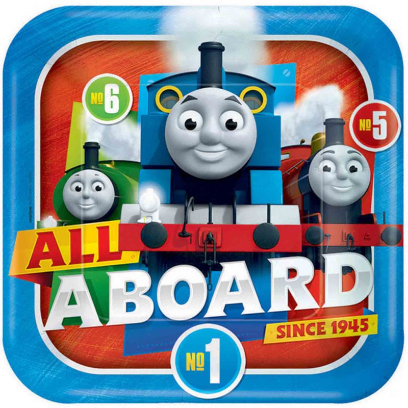 Thomas The Tank Engine All Aboard Dinner Plates 8 Pack Payday Deals