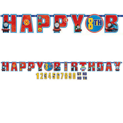 Thomas The Tank Engine Jumbo Add-An-Age Letter Banner