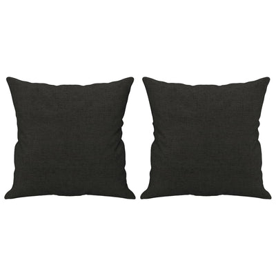 Throw Pillows 2 pcs Black 40x40 cm Fabric Payday Deals