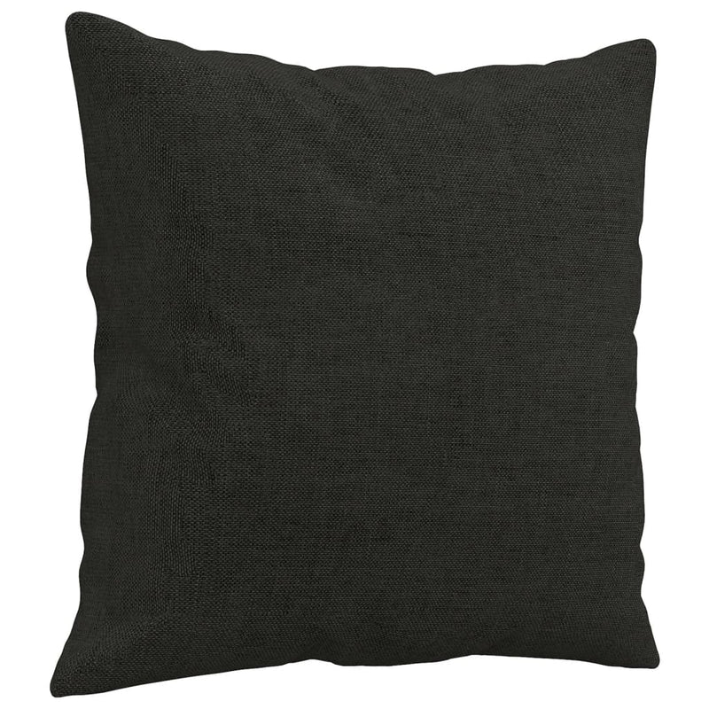 Throw Pillows 2 pcs Black 40x40 cm Fabric Payday Deals