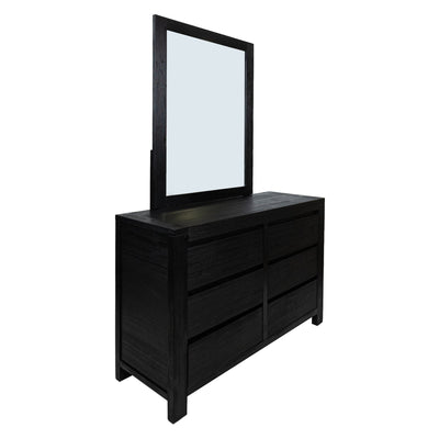 Tofino 5pc Queen Bed Suite Bedside Dresser Bedroom Furniture Package - Black Payday Deals