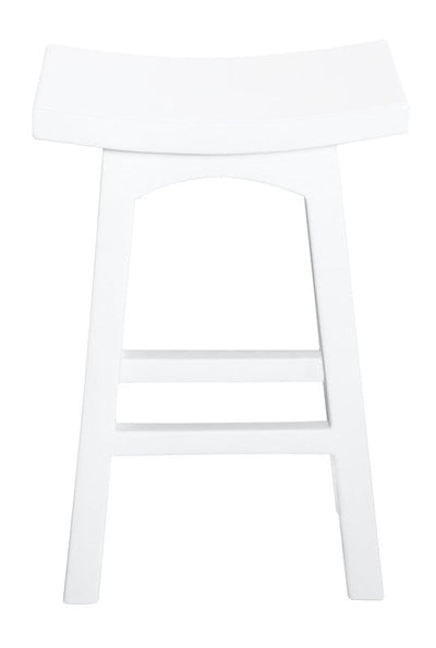 Tokyo Timber Kitchen Counter Stool H 67 cm (White) Payday Deals