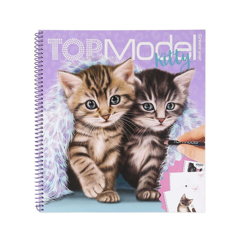 Top Model Kitty Kitten Colouring Book Payday Deals