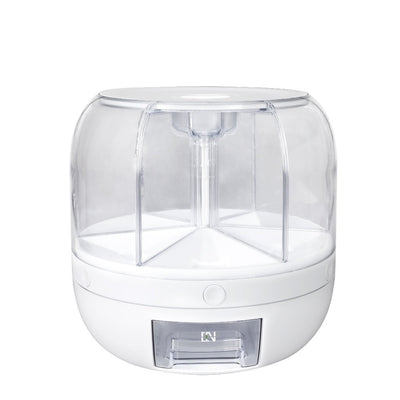 TOQUE Grain Storage Cereal Dispenser Rice Container Kitchen Rotating Food Case Payday Deals